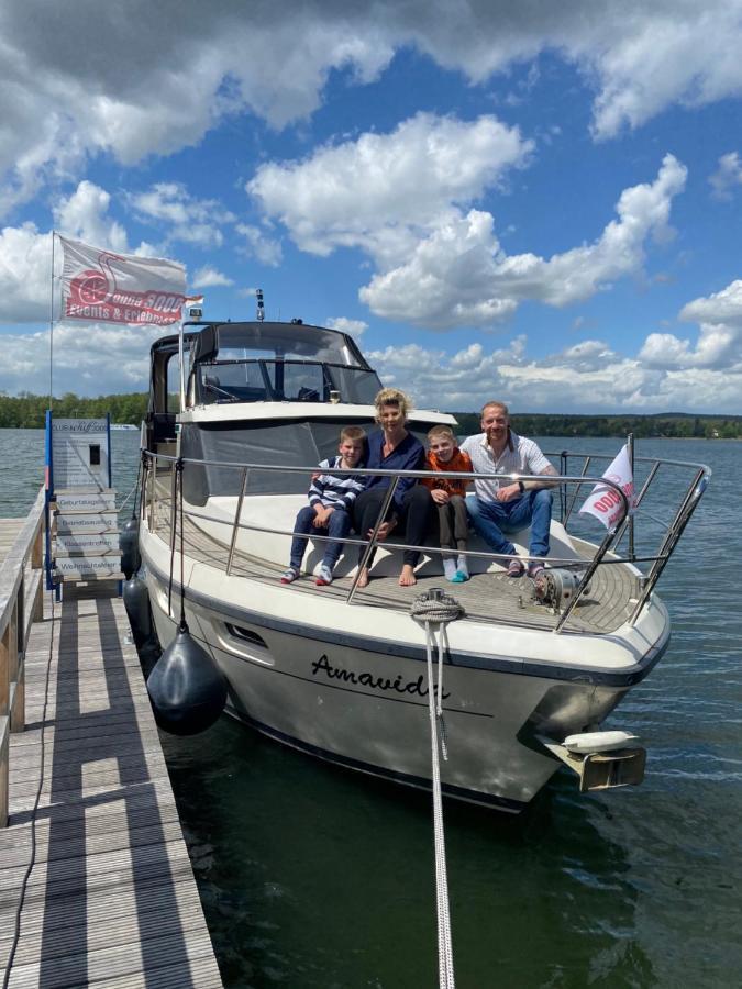 Luxusurlaub Auf Der Amavida Yacht / Scharmuetzelsee Bad Saarow Exterior photo